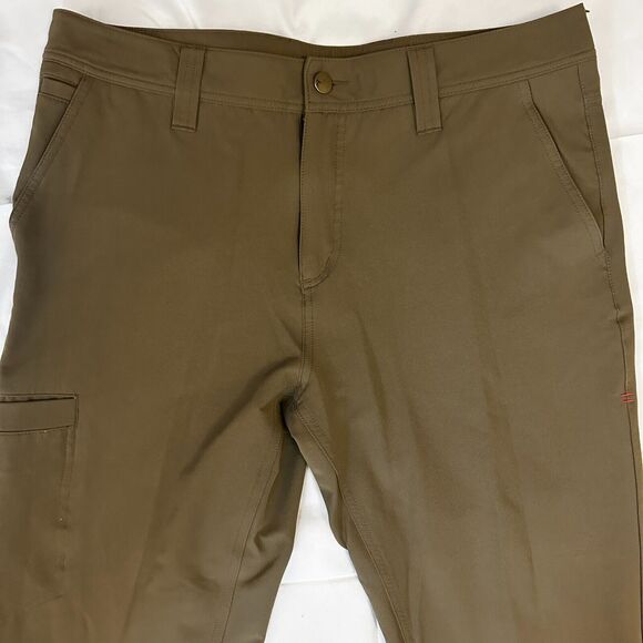 Toad & Co Lightrail Lean Pants Men Size 34x29 Brown Slim Fit Chino - Picture 2 of 10